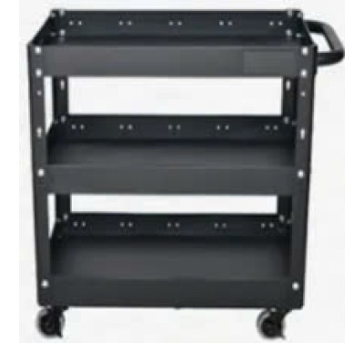 Xe di động 2 tầng chứa các nguyên liệu đồ dùng thực hành